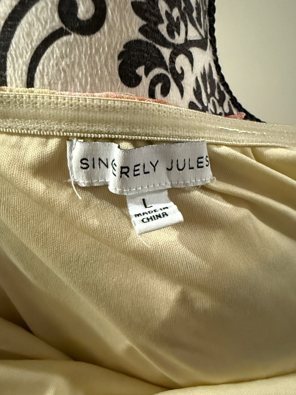 Sincerely Jules Floral Strapless Ruffle Maxi Dress in Yellow and Pink - Picture 6 of 7